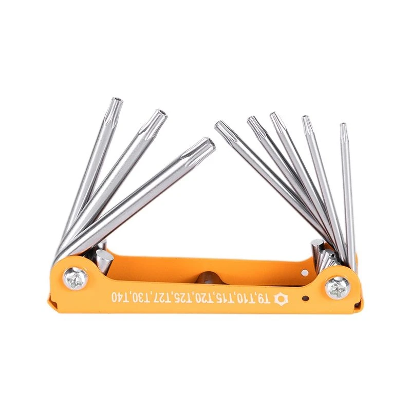 آچار آلن ستاره ای چاقویی دینگشی مدل PRO مجموعه 8 عددی