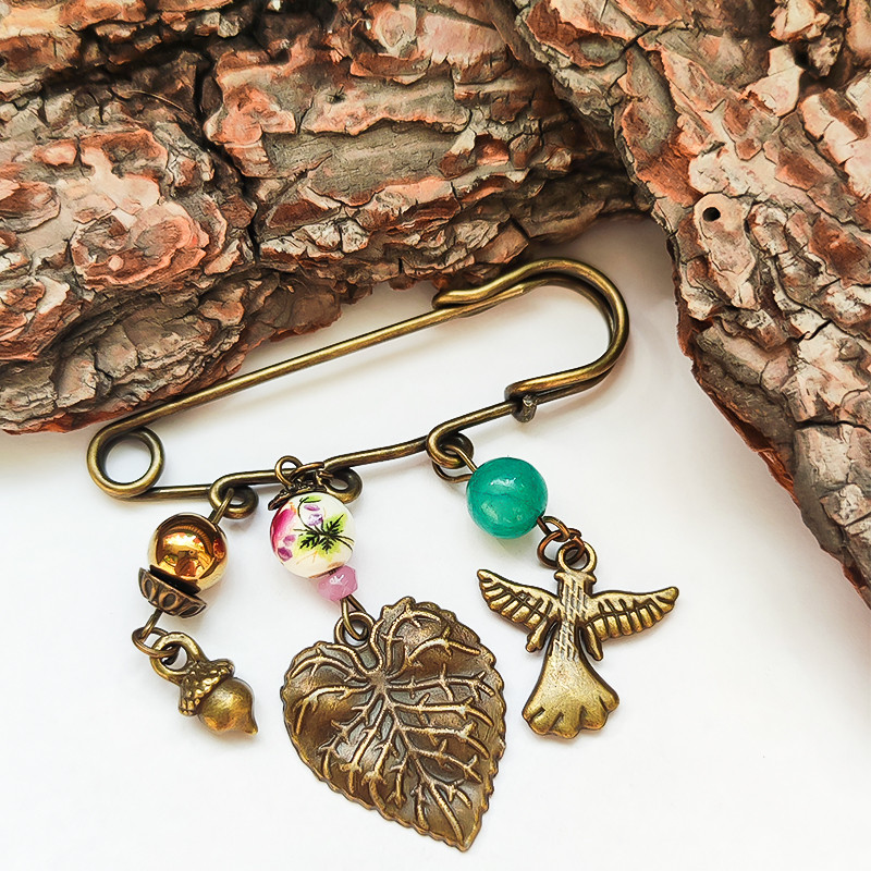 سنجاق سینه زنانه مدل فرشته