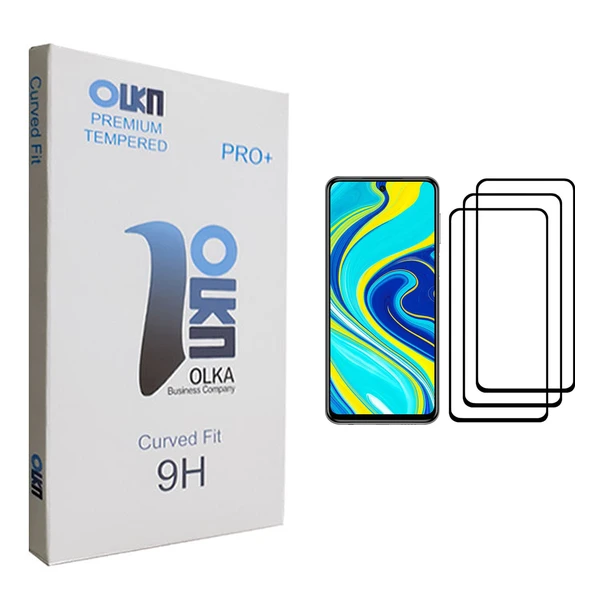 محافظ صفحه نمایش الکا مدل +PRO مناسب برای گوشی موبایل شیائومی Redmi Note 9S بسته سه عددی