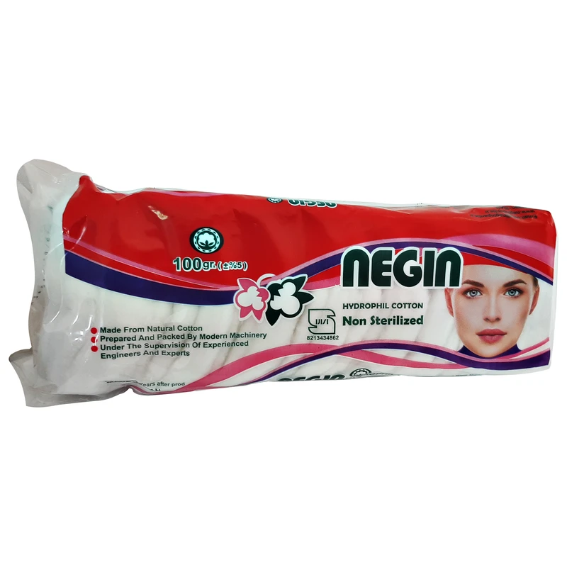 پنبه آرایشی نگین مدل NG وزن 100 گرم