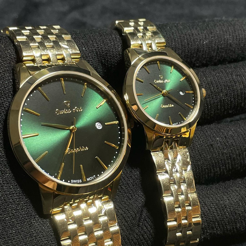 ست ساعت مچی عقربهای زنانه و مردانه سوئیس آرت مدل 62001516-13