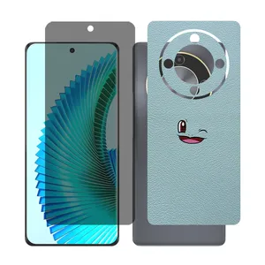 Glass together model privacy screen protector suitable for Honor X9b mobile phone with back cover sticker