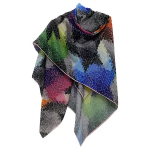 روسری زنانه مدل نخی چهارفصل قواره بزرگ کد 1181