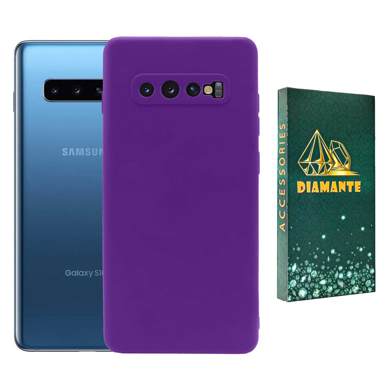 کاور دیامانته مدل sili_77 Gn مناسب برای گوشی موبایل سامسونگ Galaxy S10