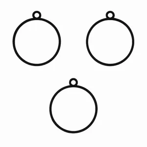 قالب رزین اپوکسی طرح دایره کد GB10 مجموعه 3 عددی