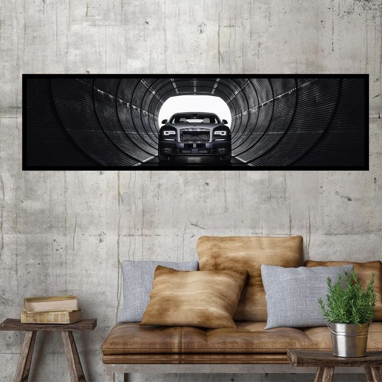 تابلو بکلیت طرح ماشین رولز رویس مدل کشیده B-7921