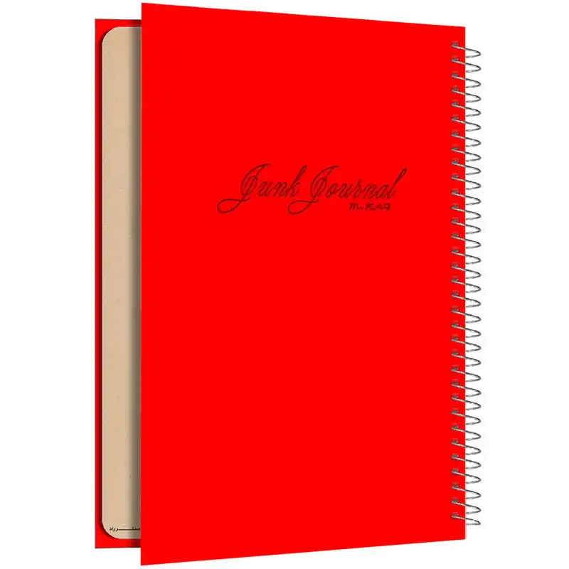 دفتر مستر راد مدل جانک ژورنال طرح اسکرپ بوک کد 1616 scrapbook