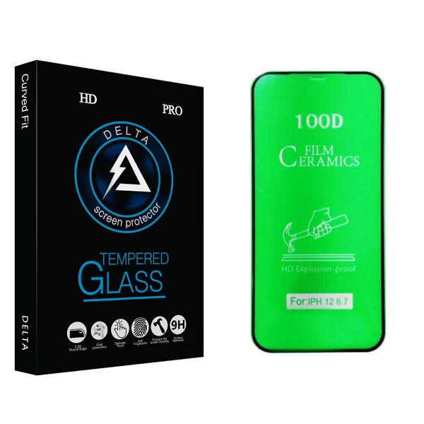 محافظ صفحه نمایش دلتا مدل Fit مناسب برای گوشی موبایل اپل iPhone 12 Pro MAX