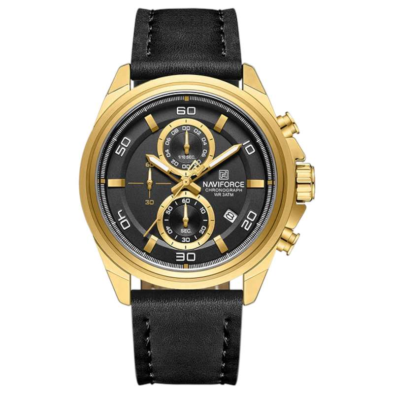 ساعت مچی عقربه‌ای کوارتز مردانه نیوی فورس مدل سه موتوره کد NF8075GB