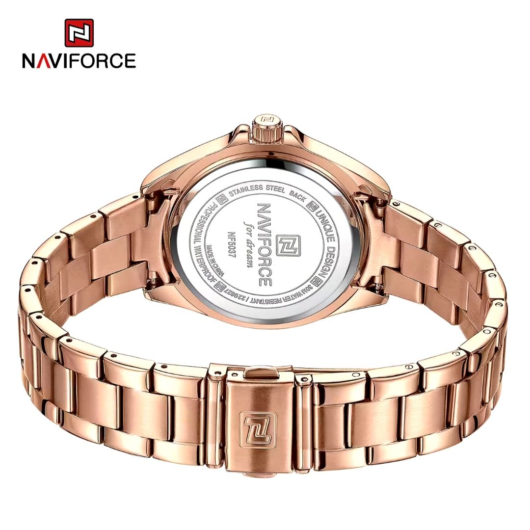 ساعت مچی عقربه ای زنانه نیوی فورس مدل NF5037ضد آب -  - 7