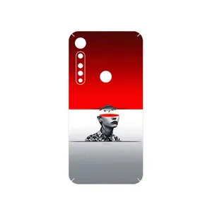 MAHOOT Collage of surreal Portrait of Women 1 Cover Sticker for Motorola One Vision Plus