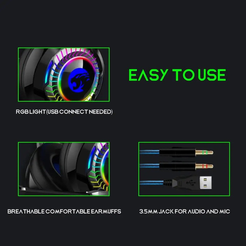 هدست باسیم مدل A60 RGB