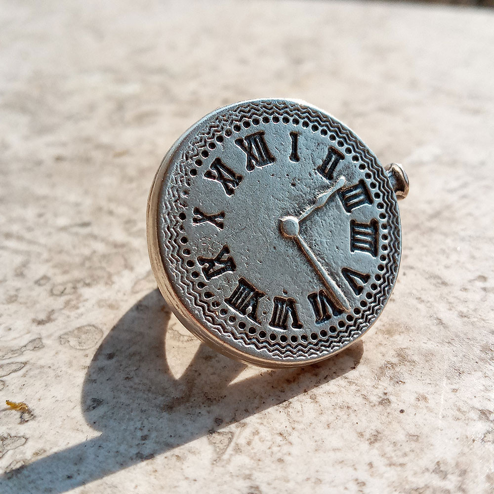 انگشتر زنانه مدل ساعت کد SA-23