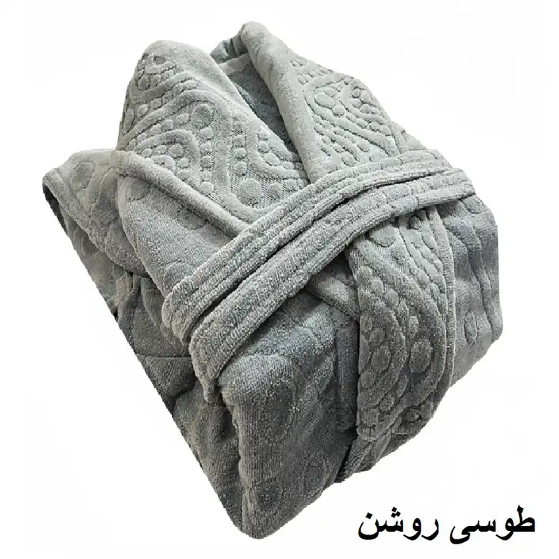 حوله پالتویی الماس طرح بلوریسم کد A-110 سایز 135
