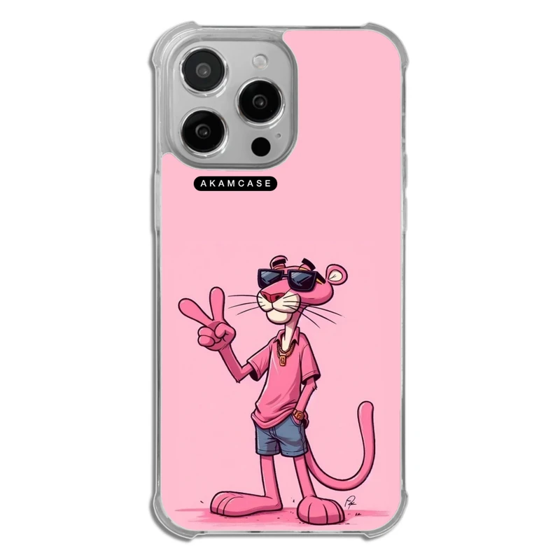 کاور آکام مدل AMC-WTA14PROMAX-PINK PANTHER10 مناسب برای گوشی موبایل اپل iPhone 14 Pro Max