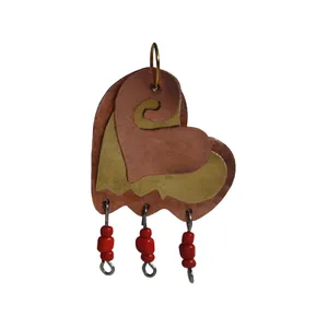 آویز گردنبند زنانه طرح قلب کد 22