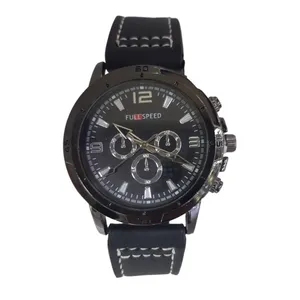 ساعت مچی عقربه‌ای مردانه مدل اسپرت بند چرمی کد 88me01