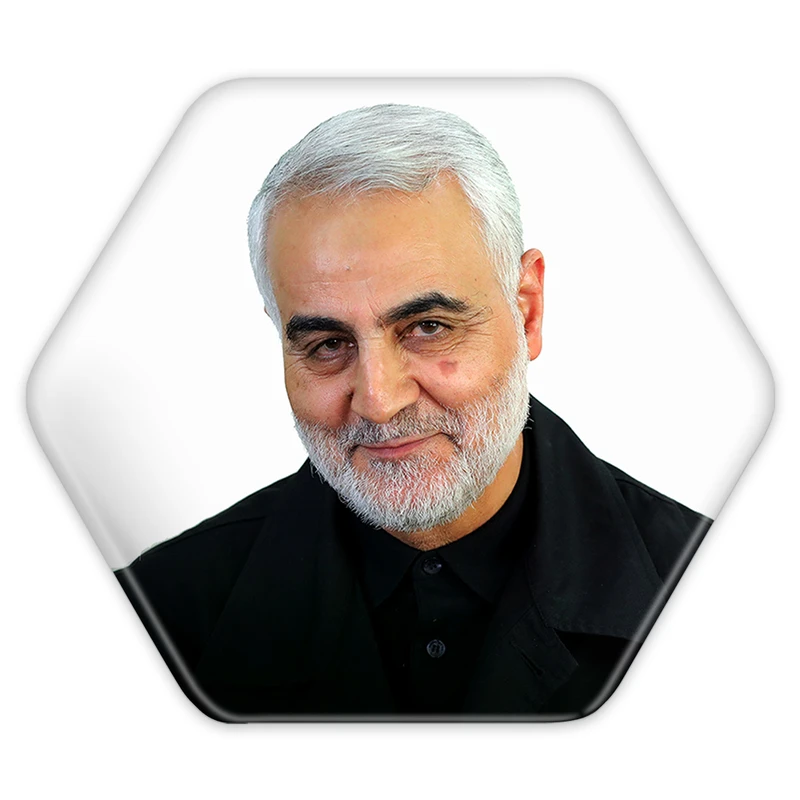 پیکسل خندالو طرح سردار قاسم سلیمانی مدل شش ضلعی کد 12612