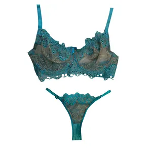 ست شورت و سوتین زنانه تی آر تی مدل گیپور کد 16