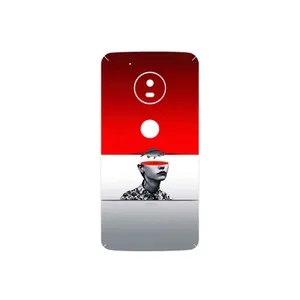 MAHOOT Collage of surreal Portrait of Women 1 Cover Sticker for Motorola Moto G5
