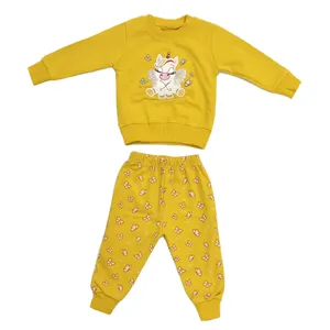 ست سویشرت و شلوار دخترانه مدل dz 3035