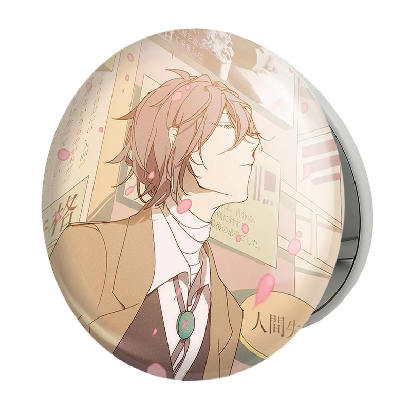 آینه جیبی خندالو طرح دازای اوسامو انیمه سگ های ولگرد بانگو مدل تاشو کد 13680 