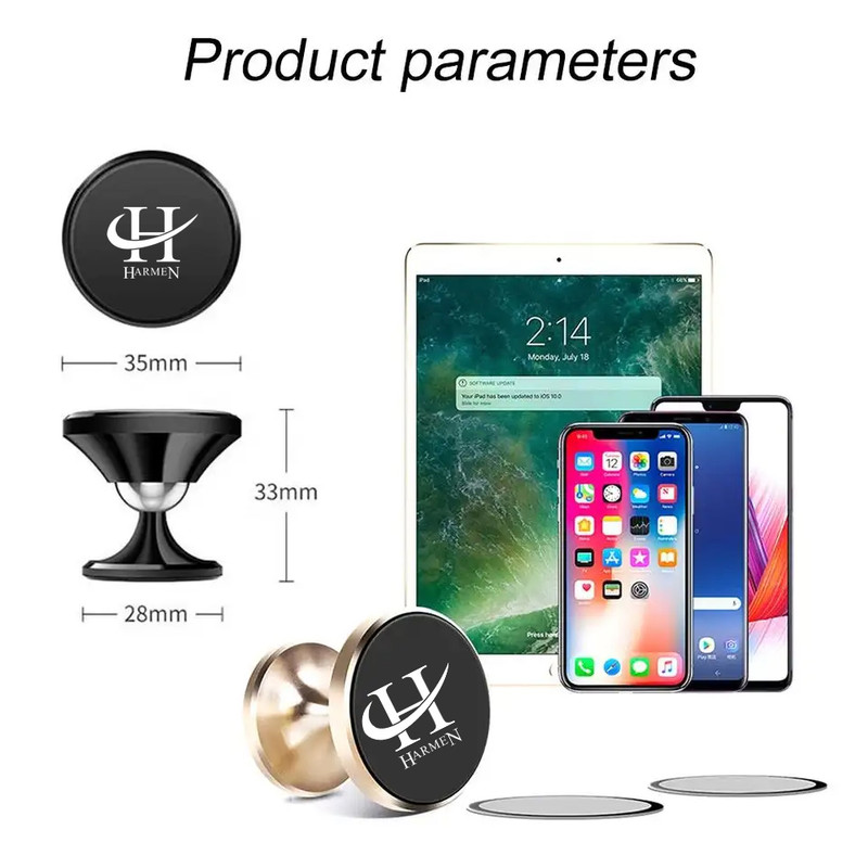 پایه نگهدارنده گوشی موبایل و تبلت هارمن مدل SMALL MAGNET 360