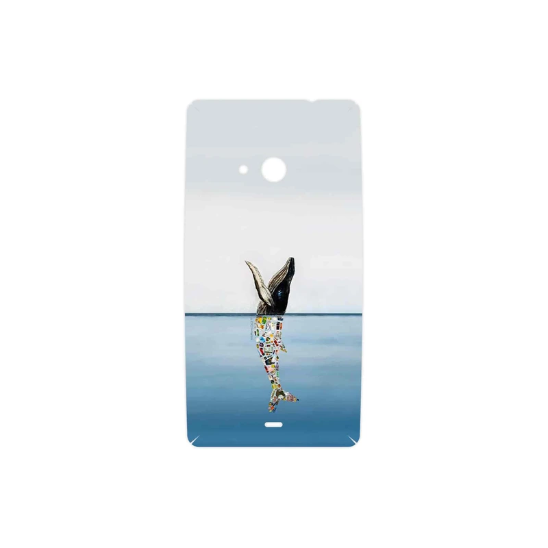 برچسب پوششی ماهوت مدل Collage of Sea Trash مناسب برای گوشی موبایل مایکروسافت Lumia 535