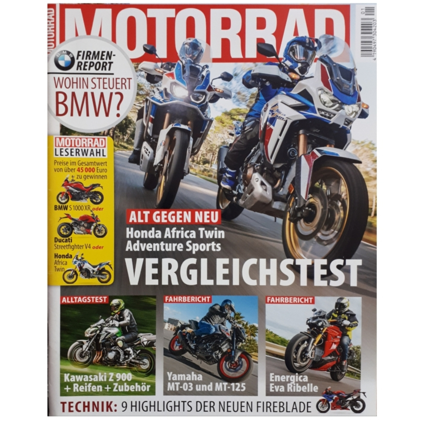 مجله MOTORRAD دسامبر 2019 