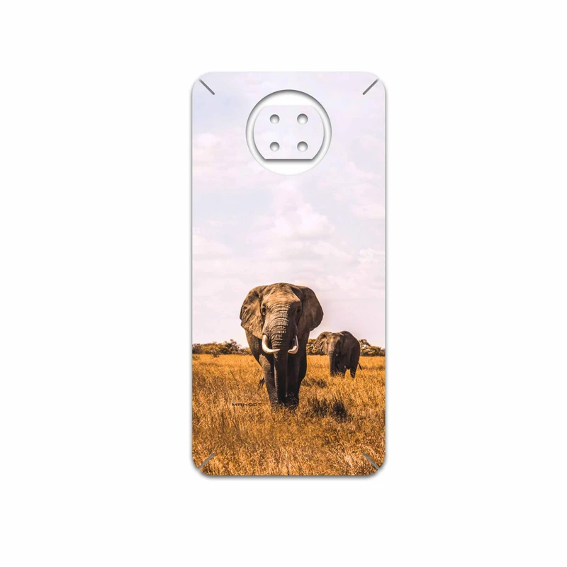برچسب پوششی ماهوت مدل Elephant مناسب برای گوشی موبایل شیائومی Redmi Note 9T