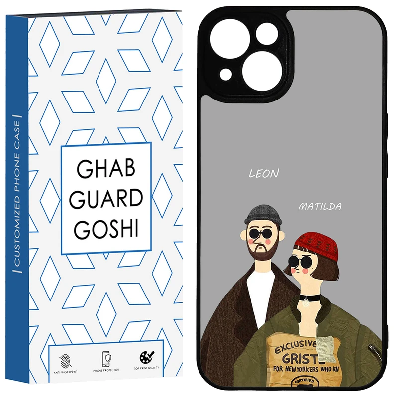 کاور قاب گارد گوشی طرح لئون و ماتیلدا کد TPU-095 مناسب برای گوشی موبایل اپل IPHONE 13 / 14