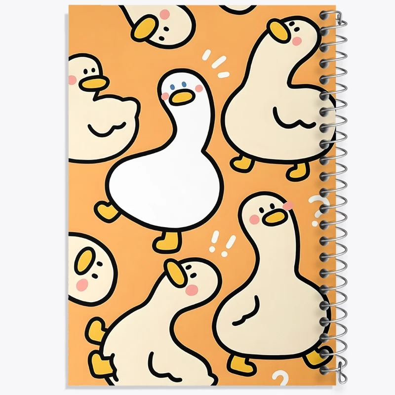 دفتر مشق 50 برگ خندالو طرح اردک کد F1395