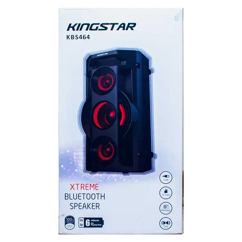 اسپیکر بلوتوثی قابل حمل کینگ استار مدل KBS 464