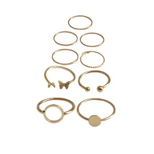 انگشتر زنانه مدل 08 مجموعه 9 عددی 