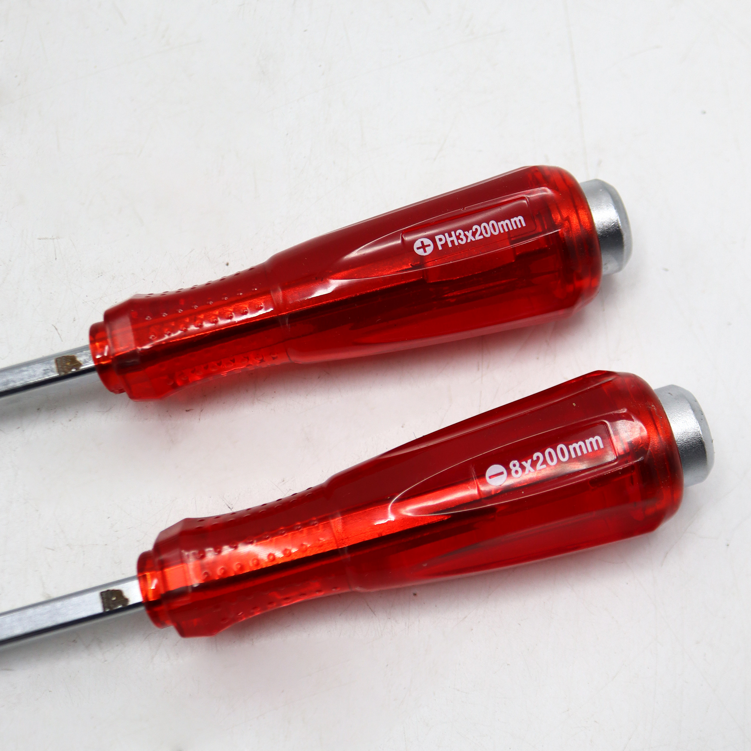 پیچ گوشتی ضربه خور دو سو و چهار سو مدل گوریلا کد YP-PH3-8-200MM مجموعه 2 عددی