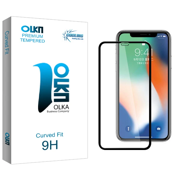 محافظ صفحه نمایش کولینگ مدل Olka glass مناسب برای گوشی موبایل اپل Iphone X