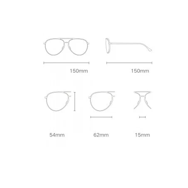 عینک آفتابی میجیا مدل Luke Moss Grey msg02gl -  - 2