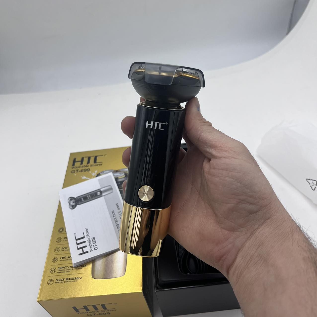 ماشین اصلاح موی بدن و صورت اچ تی سی  مدل GT-699 -  - 20