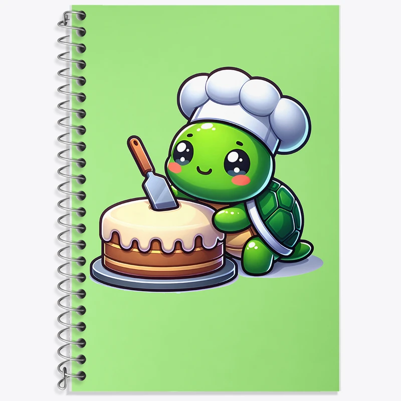 دفتر نت موسیقی 50 برگ خندالو طرح لاکپشت شیرینی پز کد F7706