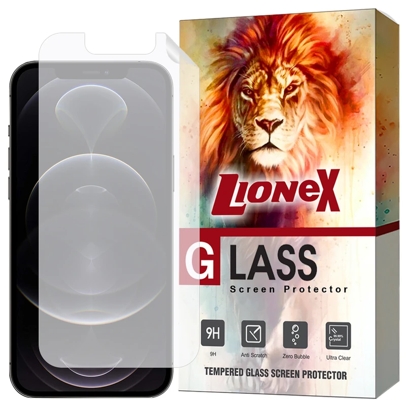 محافظ صفحه نمایش لایونکس مدل LNMF مناسب برای گوشی موبایل اپل iPhone 12 Pro Max