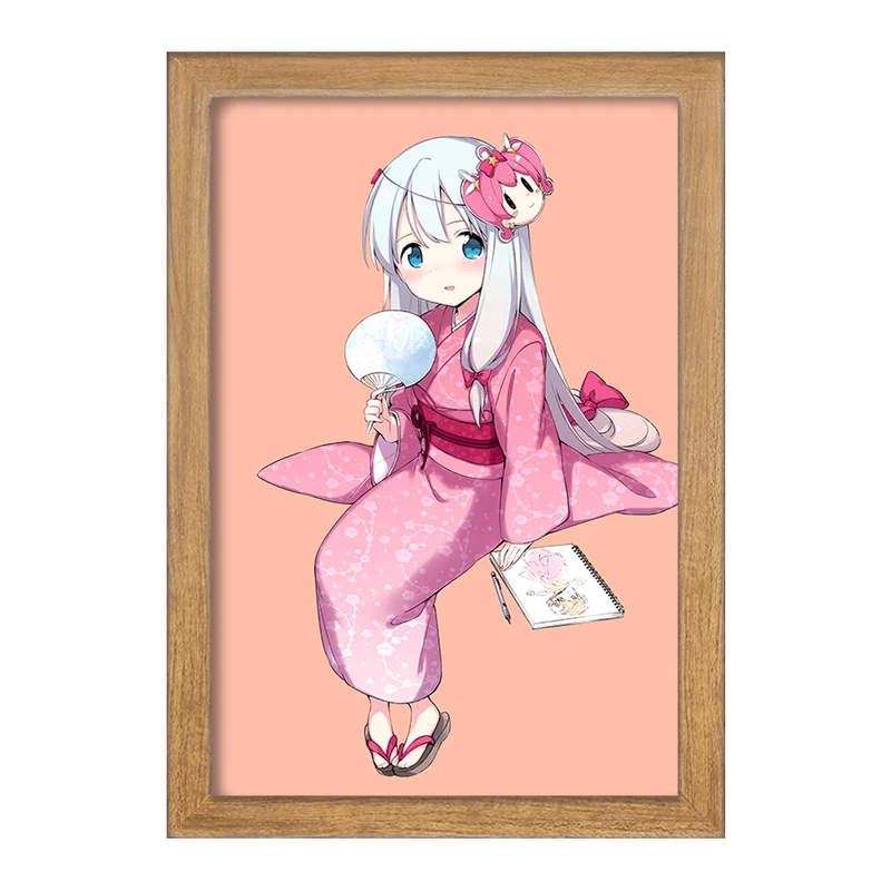 تابلو خندالو مدل ساگیری انیمه ارومانگا سنسی Eromanga Sensei  کد 22659