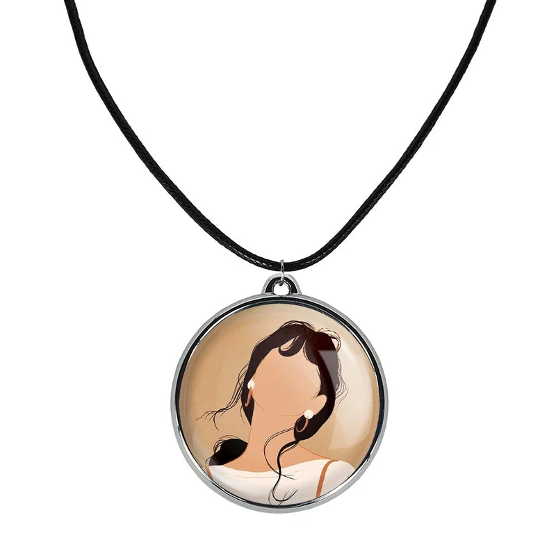 گردنبند خندالو مدل مینیمال دخترانه کد 2870028701