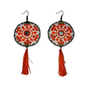 گوشواره سوزن دوزی کد B83
