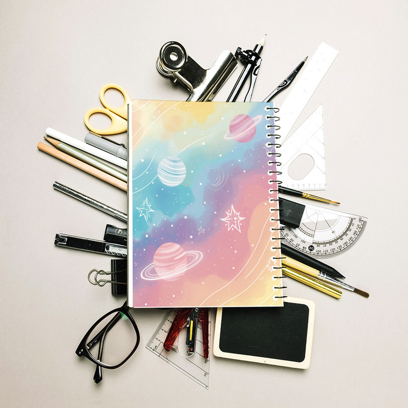 دفتر مشق 100 برگ مدوپد مدل پاستیلی کد DF13574