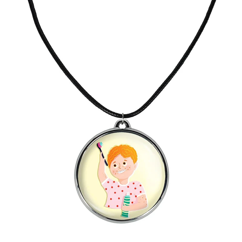 گردنبند خندالو مدل دندان و دندانپزشکی کودکانه کد 2775027751