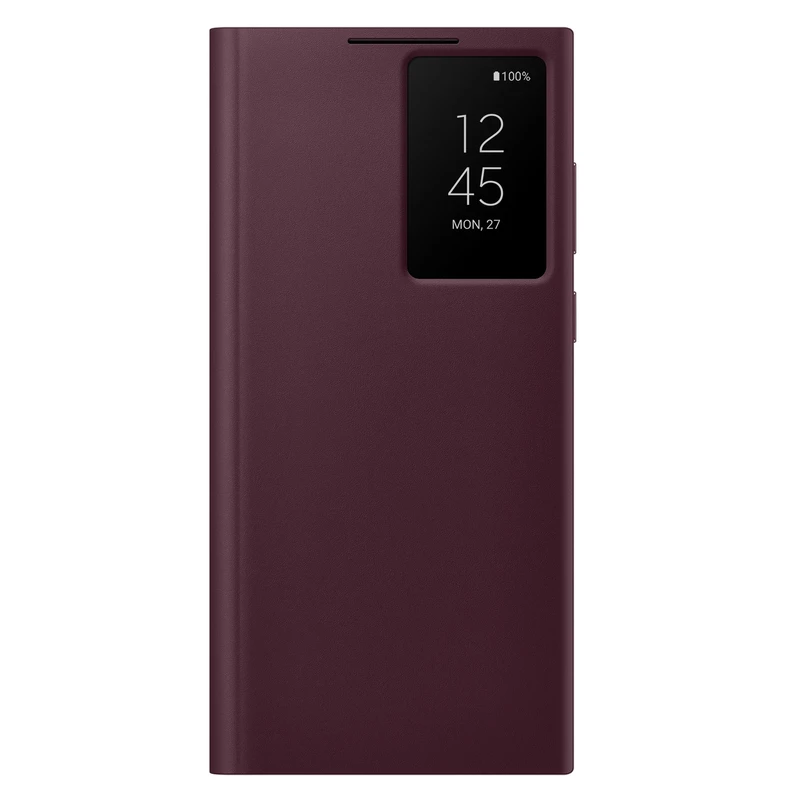 کیف کلاسوری مدل Clear View Cover مناسب برای گوشی موبایل سامسونگ Galaxy S22 Ultra