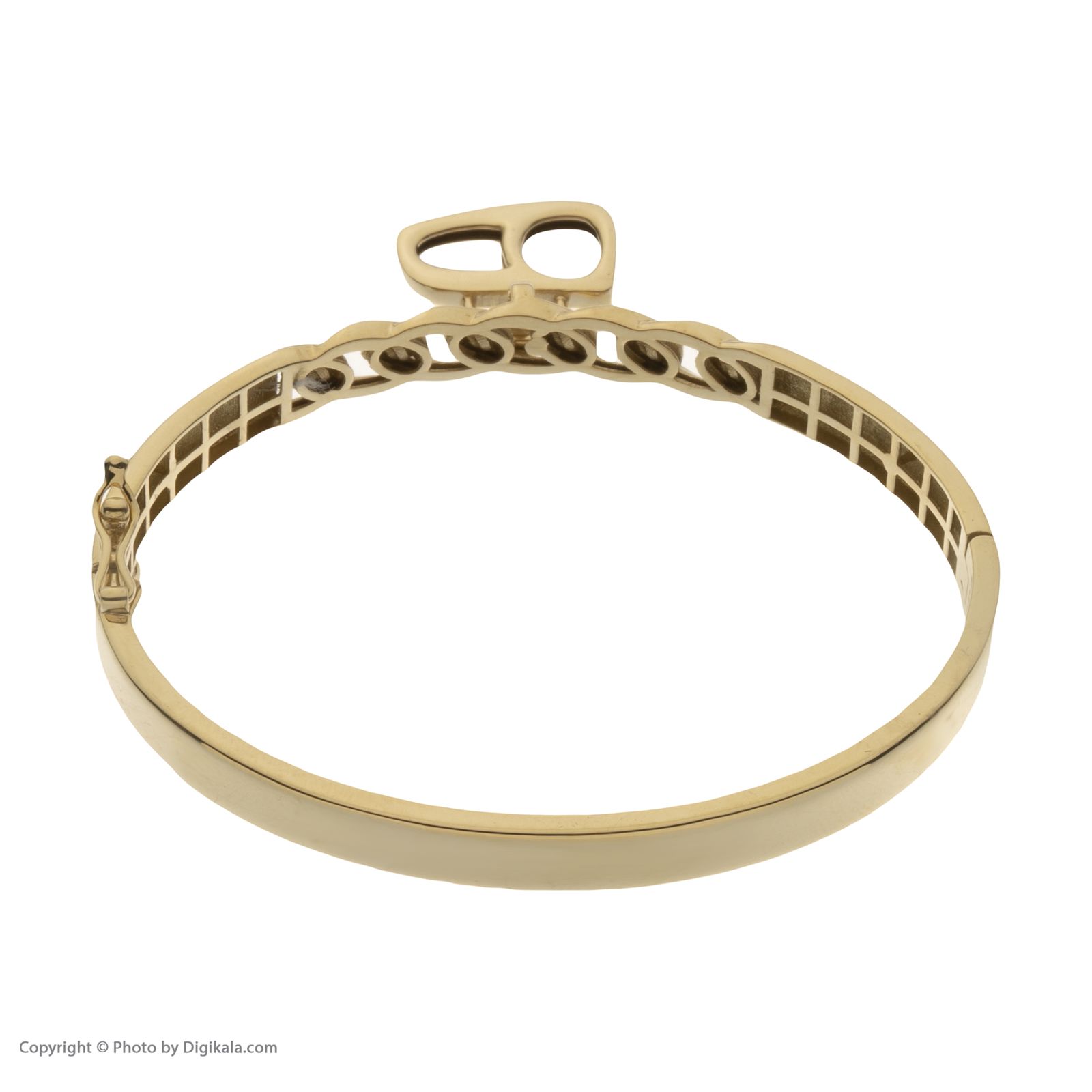 دستبند النگویی طلا 18 عیار زنانه مایا ماهک مدل MB1153 -  - 5