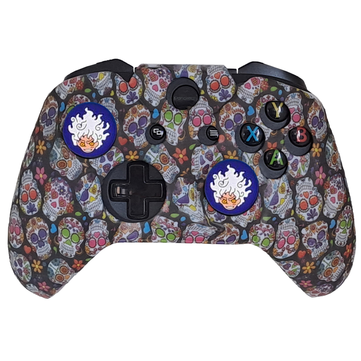 محافظ دسته ایکس باکس وان طرح جمجمه رنگی مدل Skull ONE026 به همراه روکش آنالوگ
