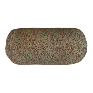 پشتی ترمه مدل گرد طرح سیمین کد 1001
