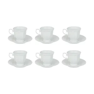 سرویس 12 پارچه چای خوری چینی زرین ایران سری نئوکلاسیک مدل 0001 درجه یک